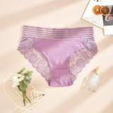 Plus Size High-Waisted Lace Sexy Female Panties