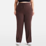 High waist tummy-controlling loose high elastic hip-lifting breathable yoga pants
