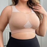 Large Size Breathable Hole Beautiful Back Yoga Sports Bra