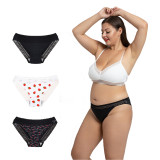 Plus Size Soft Lace Sexy Cute Panty