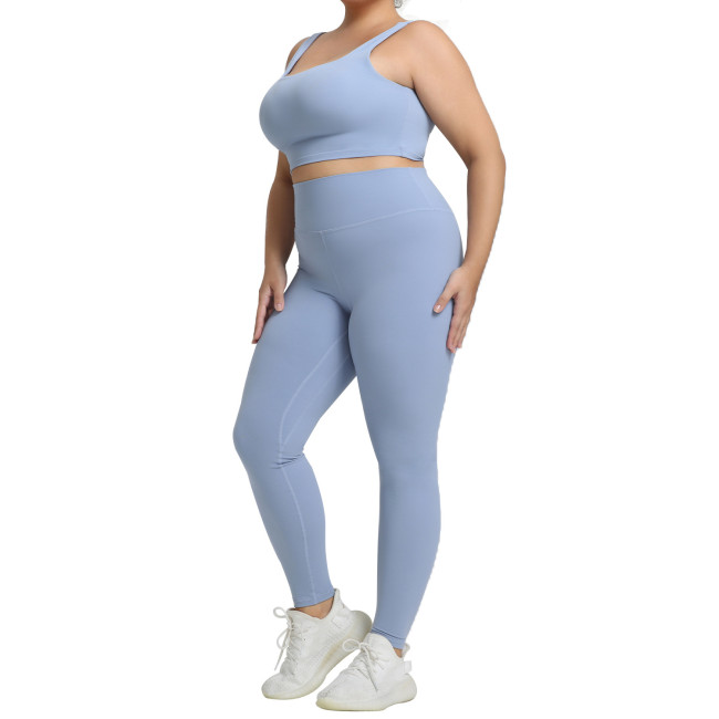 new large size yoga clothes for women Lycra high-grade tight sportswear suit l-u same style fitness clothes
