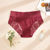 Plus Size High-Waisted Lace Sexy Female Panties