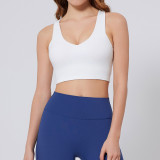Plus size yoga suit for women, high-end tight sportswear, two-piece pocket fitness suit