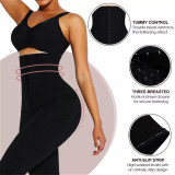 Women's High-Waist Butt Lifting Leggings Posture Correction Waistline Reduction Breathable for Postpartum Recovery