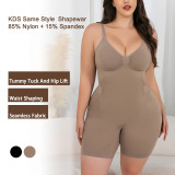 Breathable Open Back Tummy Control Butt Lifting Seamless Body Shaper