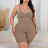 Breathable Open Back Tummy Control Butt Lifting Seamless Body Shaper