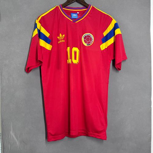 Colombia away game red  1990