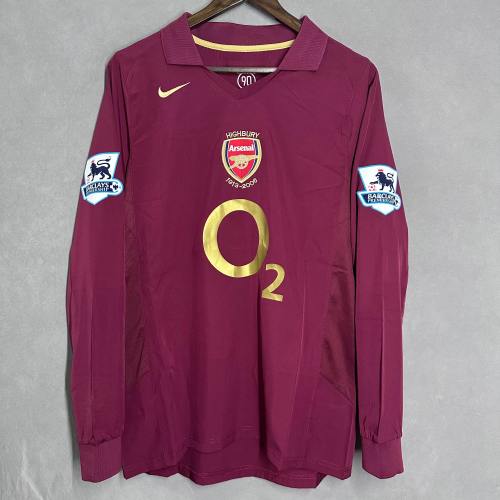 05-06 Arsenal home Long sleeved