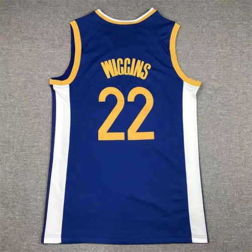 Golden State Warriors ANDREW WIGGINS basketball jersey blue