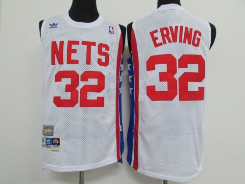 Julius Erving Dr. J New York Nets basketball jersey white