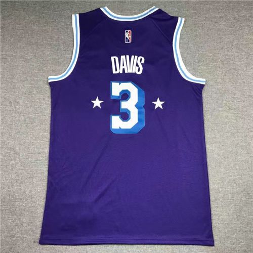 Los Angeles Lakers Anthony Davis basketball jersey purple