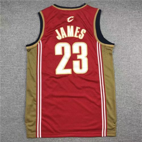LeBron James #23 Cleveland Cavs basketball jersey red