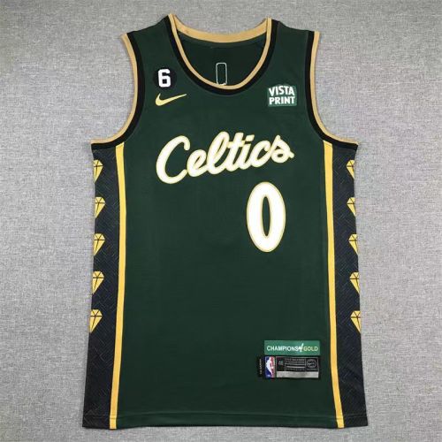 Boston Celtics  jason tatum basketball jersey green
