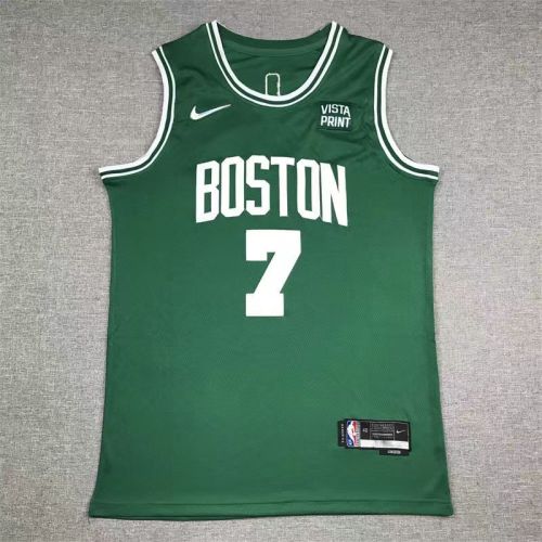 Boston Celtics  jaylen brown basketball jersey green
