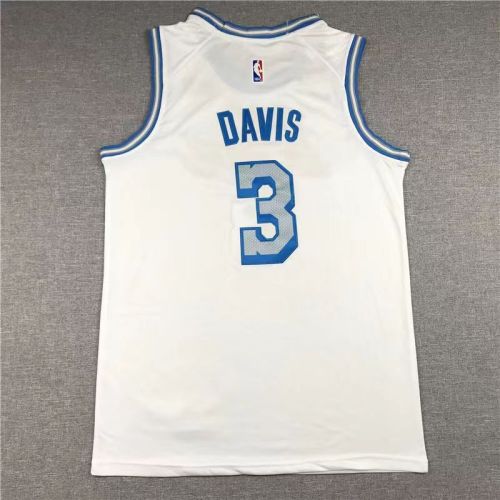 Los Angeles Lakers Anthony Davis basketball jersey white