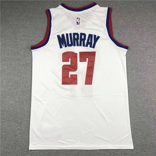 Denver Nuggets Jamal Murray basketball jersey white