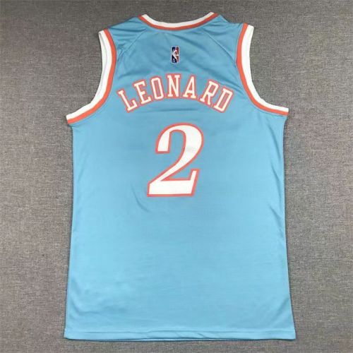 Los Angeles Clippers Kawhi Leonard basketball jersey light blue