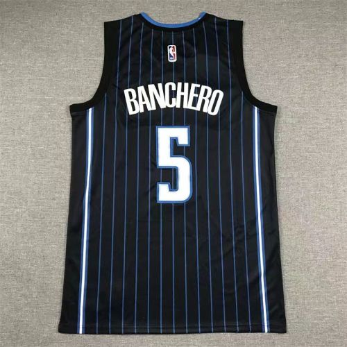 Orlando Magic paolo banchero basketball jersey black