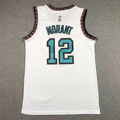 Memphis Grizzlies Ja Morant basketball jersey white