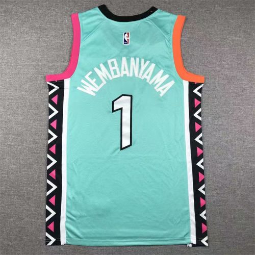 San Antonio Spurs  Victor Wembanyama basketball jersey