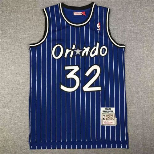 Orlando Magic shaquille oneal basketball jersey blue