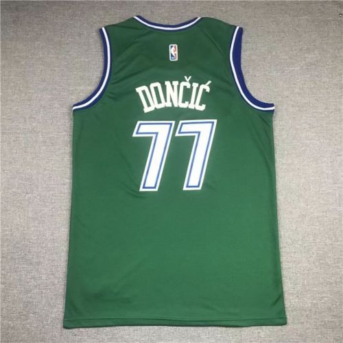 Dallas Mavericks Luca Doncic basketball jersey green