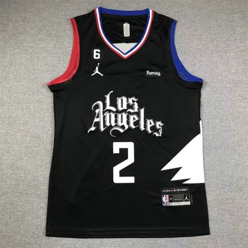 Los Angeles Clippers Kawhi Leonard basketball jersey black
