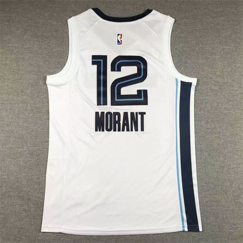 Memphis Grizzlies Ja Morant basketball jersey white