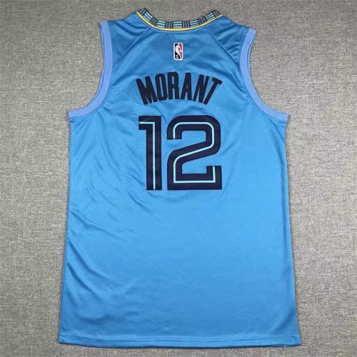 Memphis Grizzlies Ja Morant basketball jersey blue
