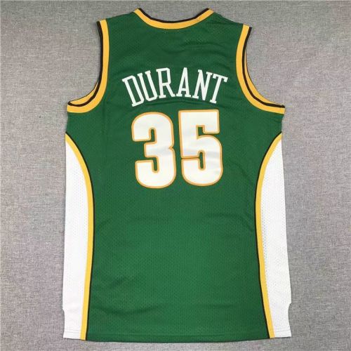 Seattle Supersonics Kevin Durant basketball jersey green