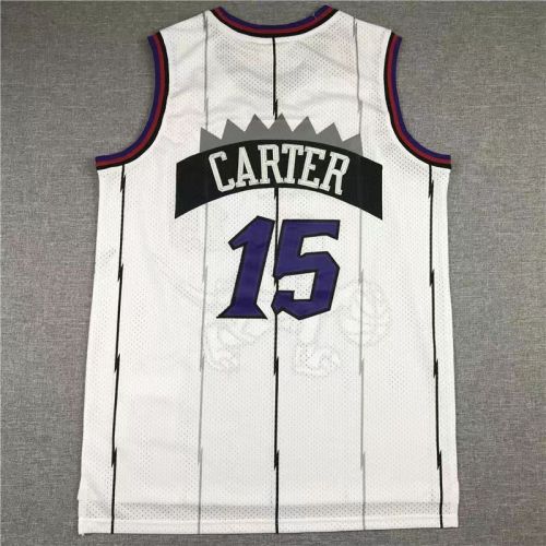 Toronto Raptors Vince Carter basketball jersey white