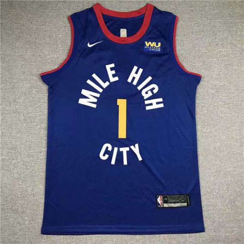 Denver Nuggets Michael Porter Jr basketball jersey blue