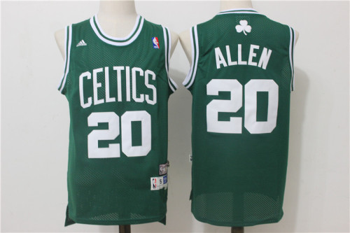 Boston Celtics ray allen basketball jersey green
