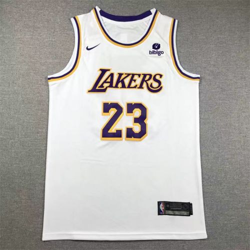 Los Angeles Lakers Lebron James 23# basketball jersey White