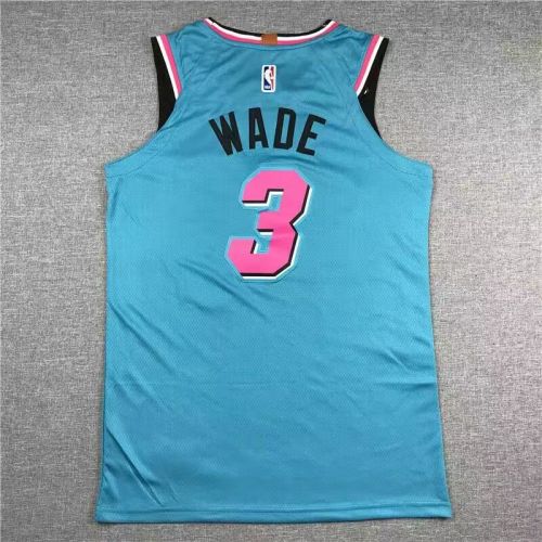 Miami Heat  dwyane wade basketball jersey blue