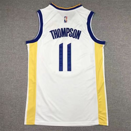 Golden State Warriors Klay Thompson basketball jersey white