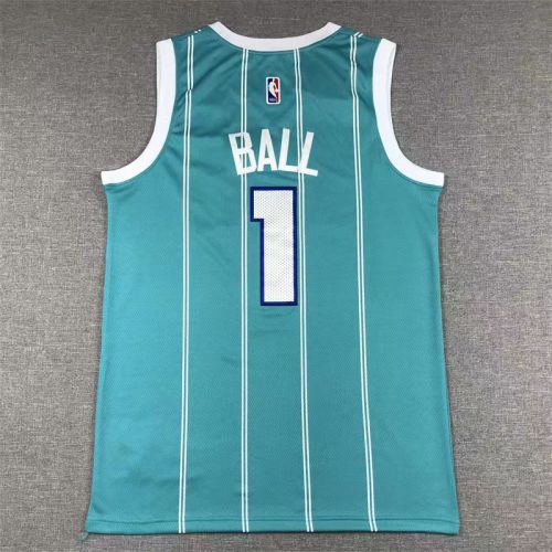 Charlotte Hornets LaMelo Ball basketball jersey blue
