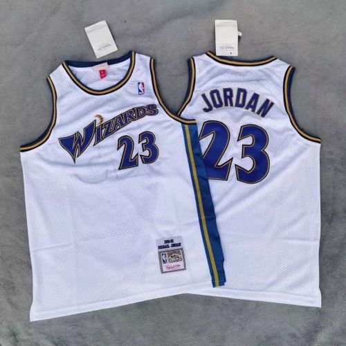 Michael Jordan #23 Washington Wizards basketball jersey white