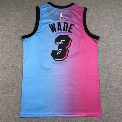 Miami Heat  dwyane wade basketball jersey pink