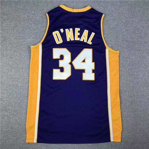 Los Angeles Lakers Shaquille O'Neal basketball jersey Purple