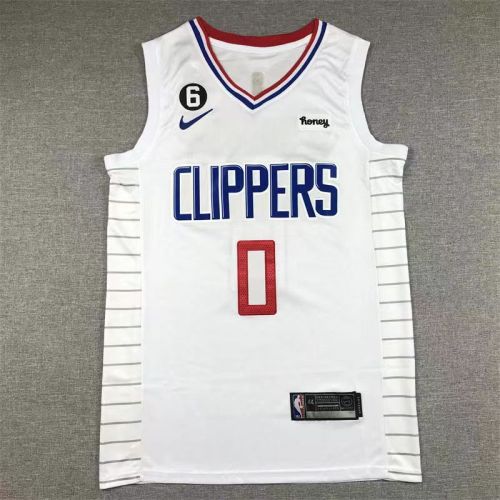 Los Angeles Clippers Russell Westbrook basketball jersey white