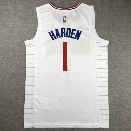Los Angeles Clippers James Harden basketball jersey white