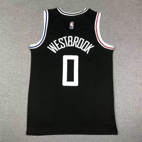 Los Angeles Clippers Russell Westbrook basketball jersey black