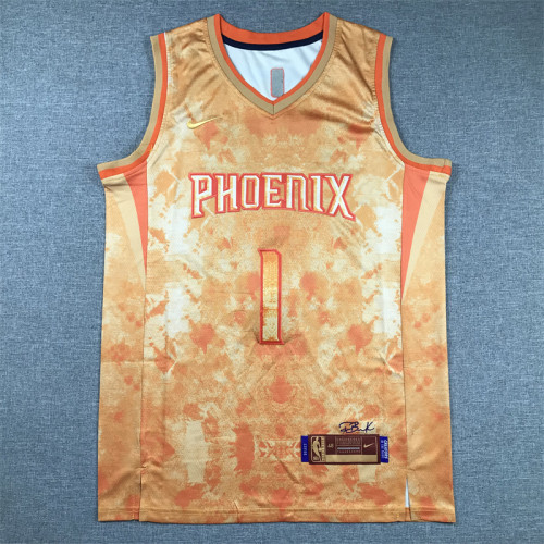 devin booker #1 Phoenix Suns basketball jersey