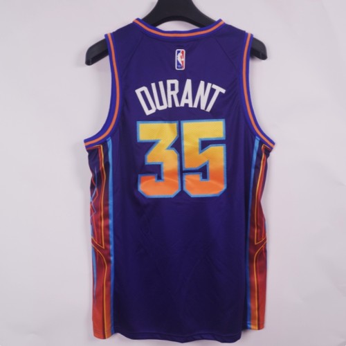 Kevin Durant #35 Phoenix Suns basketball jersey purple