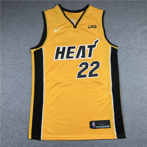 Miami Heat  Jimmy Butler basketball jersey Yellow