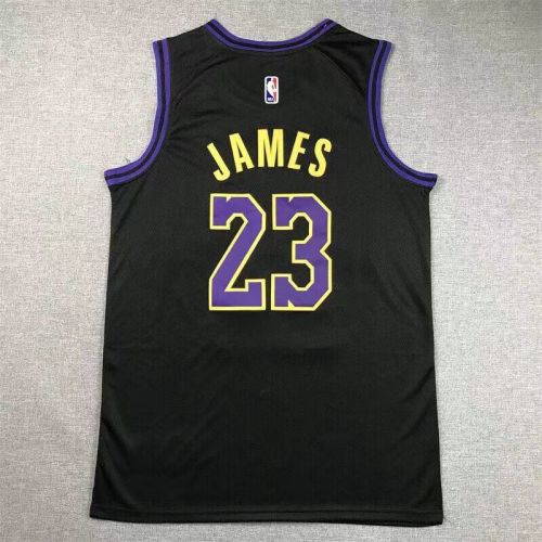 Los Angeles Lakers Lebron James 23# basketball jersey Black