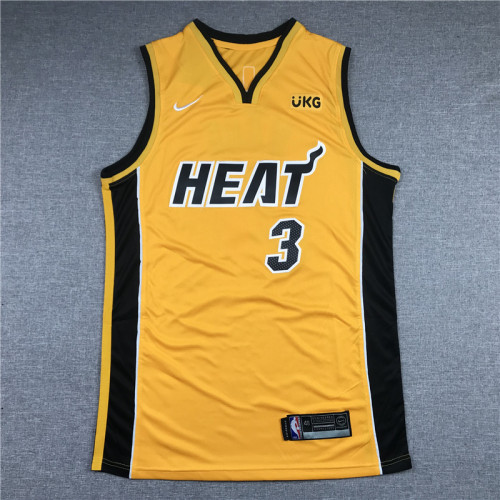 Miami Heat  dwyane wade basketball jersey Yellow