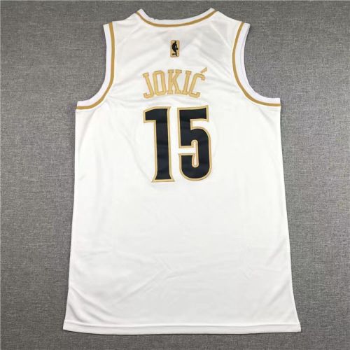 Denver Nuggets Nikola Jokic basketball jersey white