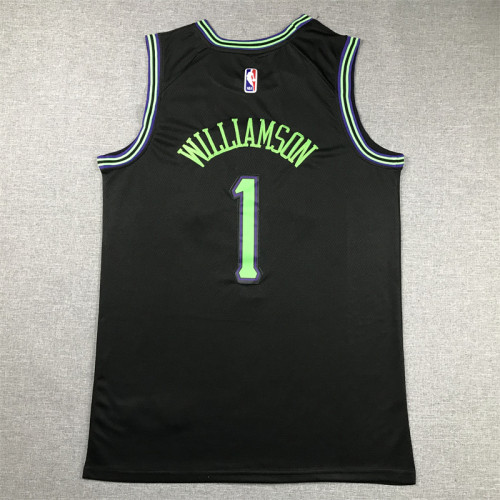 Vintage Zion Williamson New Orleans Pelicans basketball jersey black